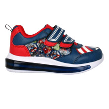 (10 UK Child, Multicoloured) Avengers Baby Boys Captain America Light Up Trainers