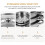 Stainless Steel Steamer Pot Silver 1 Piece 5