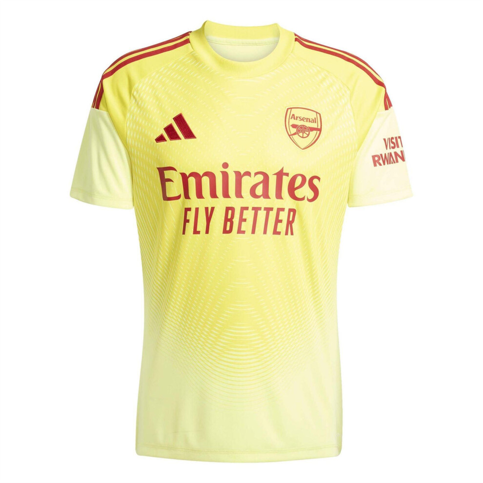 Adidas (L, Yellow/Red) Mens Arsenal Fc Goalkeeper Jersey