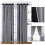 Double-Layer Sheer & Blackout Curtains with Lace Star 3