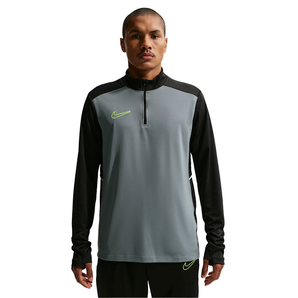 Nike (M, Cool Grey) Mens Academy Drill Top