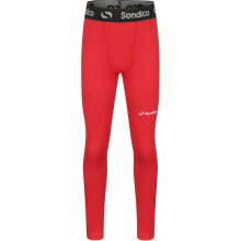 (11-12 Years, Red) Sondico Boys Core Base Layer Bottoms
