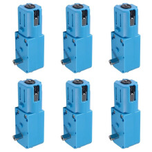 6Pcs Metal TT Gear Motor 3V-6V 1:90 All Metal Speed Reducer Gearbox Single Axis Motor for Robot Car DIY RC Toys