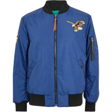 (S, Estate Blue) Diadora Mens Mark Mcnairy Bomber Jacket