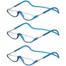 Magnetic Reading Glasses Pack of 3 with Neck Strap