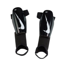 (M, Black/White) Nike Childrens/Kids Charge Swoosh Shin Guards
