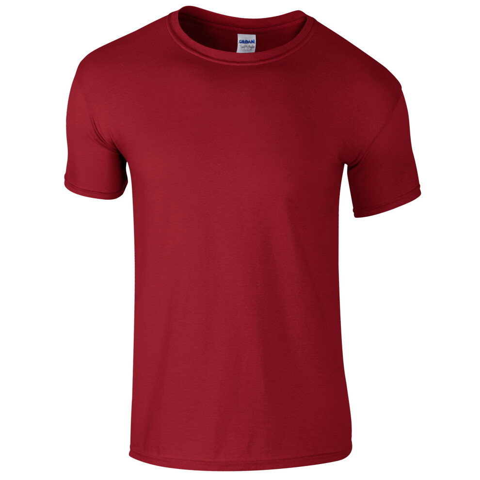 Gildan (4Xl, Cardinal) Mens Short Sleeve Soft-Style T-Shirt