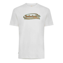 (M, White) Timberland Mens Vintage Logo T-Shirt
