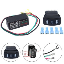 ATV UTV Car Motorcycle Turn Signal Kit SPDT Rocker Switch