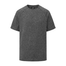 (XL, Black Melange) Lonsdale Mens Plain T-Shirt