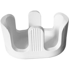 Absorbent Diatomaceous Earth Sponge Rack for Kitchen Sinks, Double-Bowl Quick-Drying Dishwashing Brush Organizer