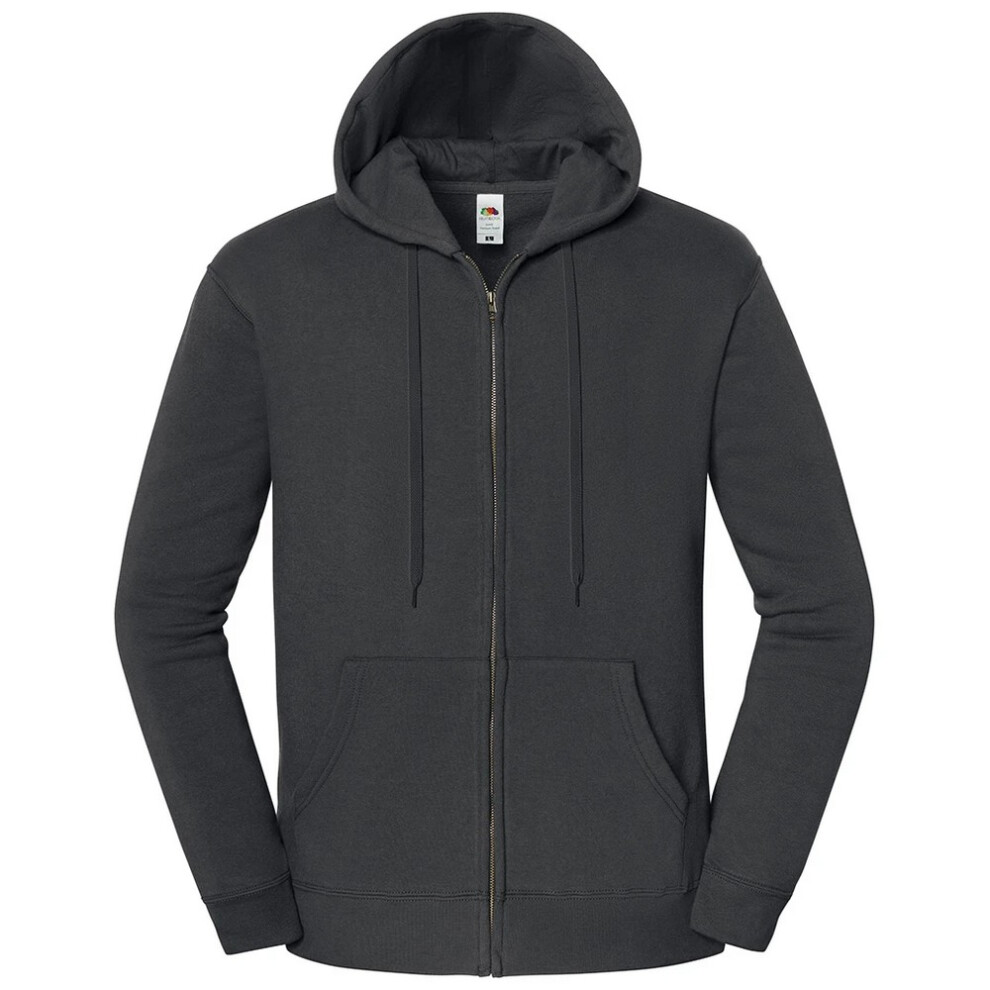 Fruit Of The Loom (Xxl, Light Graphite) Unisex Adult Iconic Premium Full Zip Hoodie