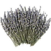 Lavanda Essiccata 150+ Steli - Fiori Viola Naturali 6.7-7.2 Pollici per Decorazioni per La Casa, DIY per Matrimonio, Composizioni In Vaso 30G