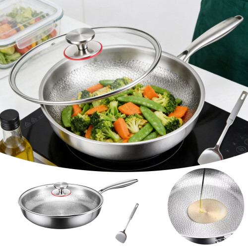 Ti Tanium Home Frying Pan Ceramic Non-Stick 10-inch 1