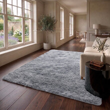 (160X230 CM, Grey) Exrta Large Rugs Shaggy Living Room Rug Carpet