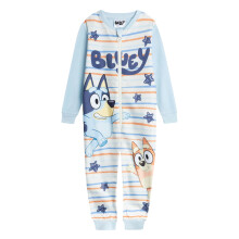 (3-4 Years, Blue) Bluey Boys Bluey & Bingo All-In-One Nightwear