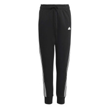 (9-10 Years, Black/White) Adidas Childrens/Kids Side Stripe Regular Joggers