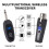 UHF Wireless Microphone Transmitter Receiver System XLR Wireless Mic Adapter Plug and  Transmission No Latency Noise 4