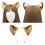 Yellow Animal Ear Headband Plush 1 Piece 2