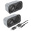 1 Set Computer Speakers for PC, 2x3W USB Powered Small Stereo Speakers with 3.5mm Aux, Volume Control, Plug and 1