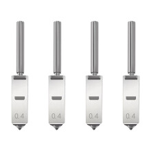 4PZ per  per Kobra S1 Max Ugello 0,4MM In Acciaio Temprato Hotend Combinato Integrato per Estrusore Accessori Stampante 3D