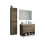 Pack de baño con lavabo de resina y columna Thai Plus 1