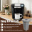 Filtro per Caffè Riutilizzabile Podoy 3 Pezzi Grigio Compatibile con per  K10 K15 K40 per Una Perfetta Infusione 6