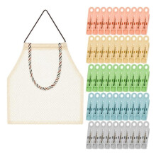 Colorful Clothespins Windproof Laundry Pegs with Storage Bag Non-Mark Clips for Clothes Socks Home Camping Drying Use