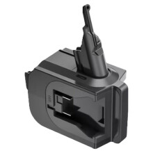 2-in-1 Dual Battery Adapter Compatible with  V7 V8 Vacuum Cleaners for Milwauke 18V Lithium Batteries
