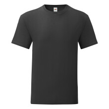 (L, Black) Fruit Of The Loom Mens Iconic T-Shirt