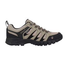 (11 UK, Stone/Black) Gelert Mens Ridgeway Leather Lace Up Hiking Boots