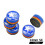 CRICAL Rainbow Tip Billiards Cue Tips 5 pcs 14mm 1