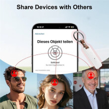 GPS Tracker Dual-System Tracker Finder for IOS and Android Find Hub Portable Tracking Tags Anti-Lost Locator