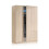Armario de 3 puertas y 3 cajones en roble 121x180 cm Low Cost 1