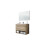 Mueble de baño con espejo Cotton 2 puertas 1