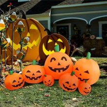 7.5ft Inflatable Pumpkin Patch Decor Party Yard Halloween Decoration