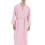 Women's Terry Cloth Robe White Blue Polyester Kimono Style 1