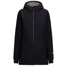 (XXS, Black) Trespass Womens/Ladies Priya Long Length Soft Shell Jacket