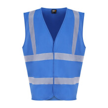 (S, Sapphire Blue) PRO RTX Unisex Adult Sleeveless Hi-Vis Vest