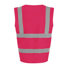 (XL, Pink) PRO RTX Unisex Adult Sleeveless Hi-Vis Vest