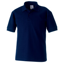(3-4, French Navy) Jerzees Schoolgear Childrens 65/35 Pique Polo Shirt (Pack of 2)