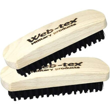 Web-tex 2 Large Boot Shoe Polishing Brushes