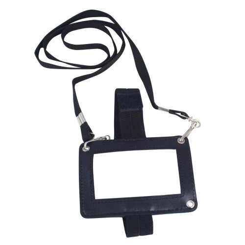 Viper TACTICAL Viper TACTICAL 3-Way I.D. Holder and Removable Lanyard Leather Effect Black
