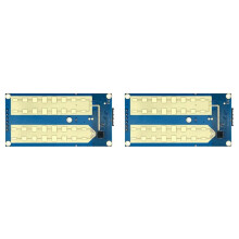 2X LD2451 24G Fahrzeug-Entfernungsmessung, Geschwindigkeitsmessung, Millimeterwellenradar, Fahrzeugzustandsüberwachungs-Sensormodul