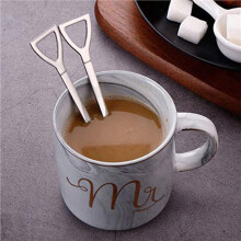 60 Pack Shovel Shape Espresso Spoons, 4.7 Inches Stainless Steel Coffee Spoons , Small Spoons for Dessert,Tea