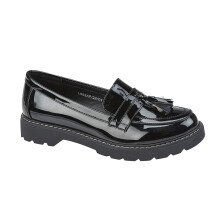 (7 UK, Black) Boulevard Womens/Ladies Loafers