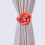 Curtain Binding Strap Pink Cloth 2 pcs 8.65 x 3.14 x 2.95 in 4