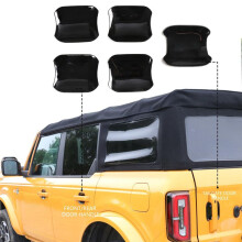 Car Door Bowl Scratch Protector for Bronco 2021 2022 2023 4 Doors Exterior Door Handle Bowl Cover Trim Accessories