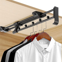 2Er Pack Ausziehbare Kleiderstange für Ausziehbare KleiderbüGel Ausziehbar für Garderobe Verstellbare Kleiderstange KleiderbüGel