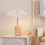 Pleated lampshade pendant light fixture 6